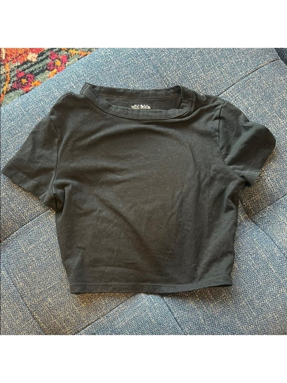 Black Crop Top